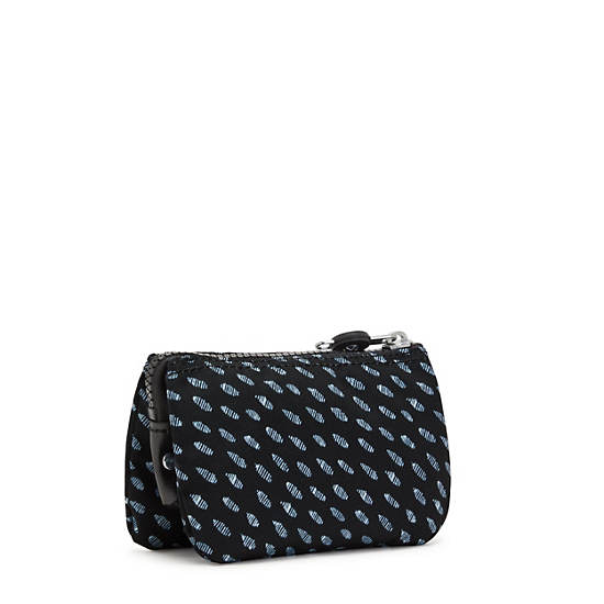Sacs Kipling Creativity Small Printed Pouch Noir Blanche | FR 1098KO